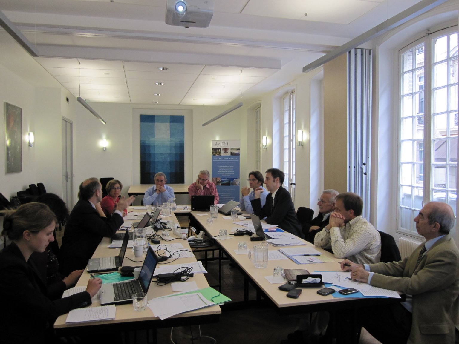 Future Earth: Transition Team group met to discuss institutional design options