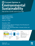 View Articles published in Current Opinion in Environmental Sustainability