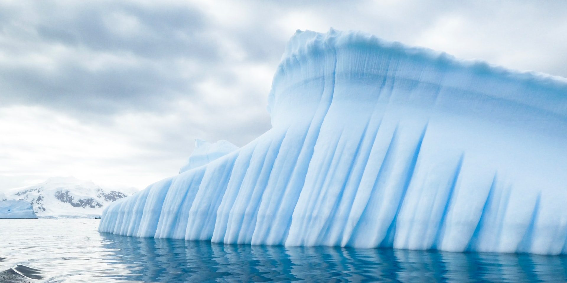 Ice in the Antarctica
