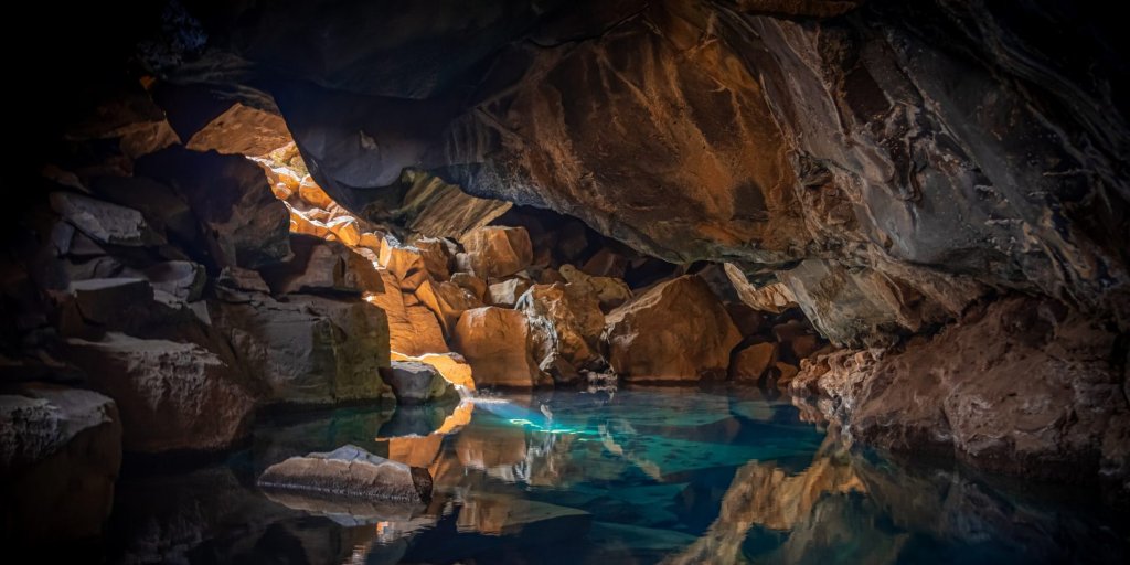 Cave in Iceland