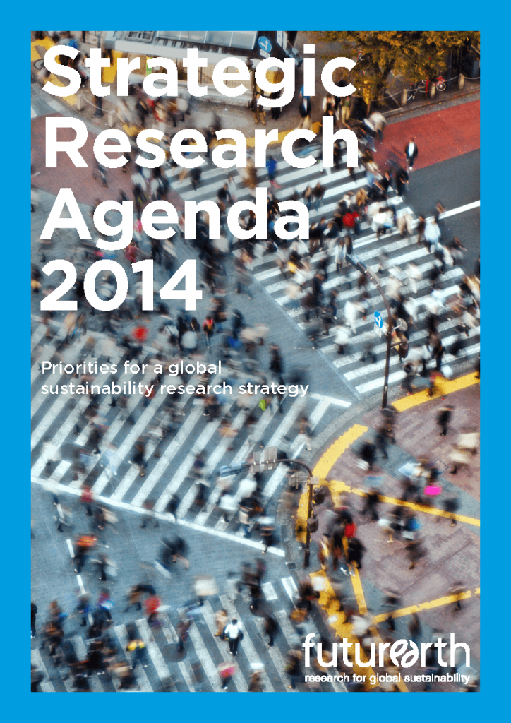 Future Earth Strategic Research Agenda cover