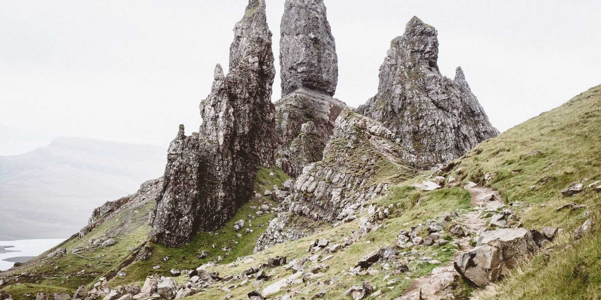 Hill rock formations
