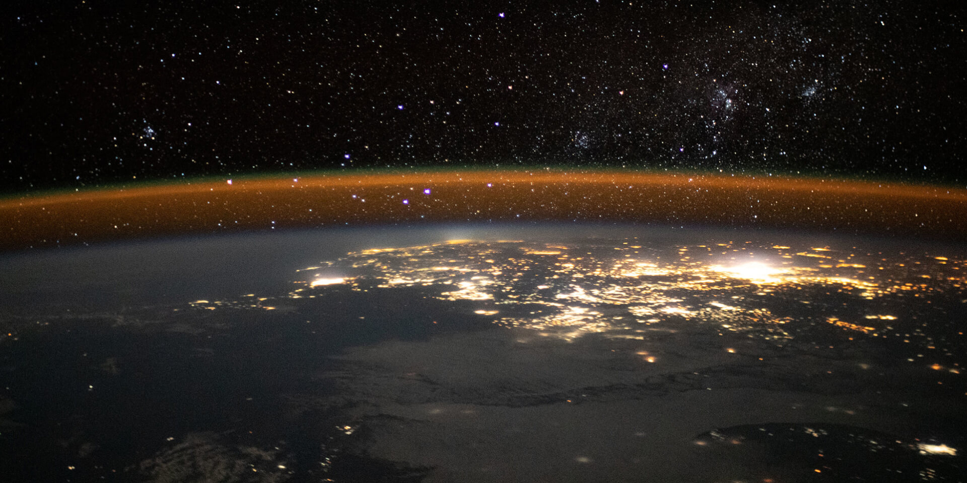 África Austral vista do espaço
