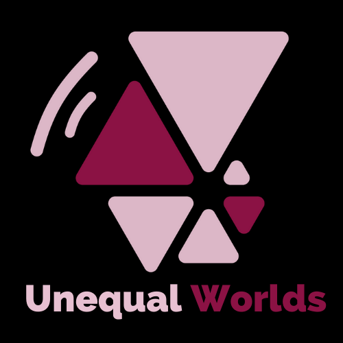 logotipo de mundos desiguales