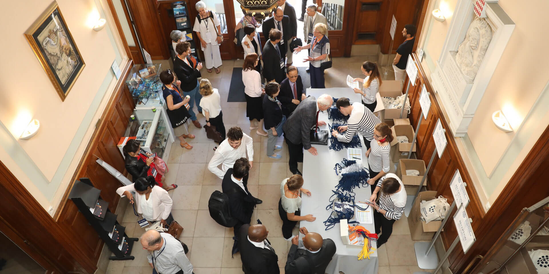 Event foyer, ISC founding General Assembly
