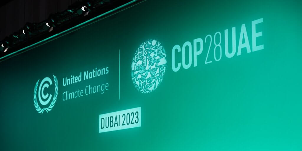 COP28 background screen