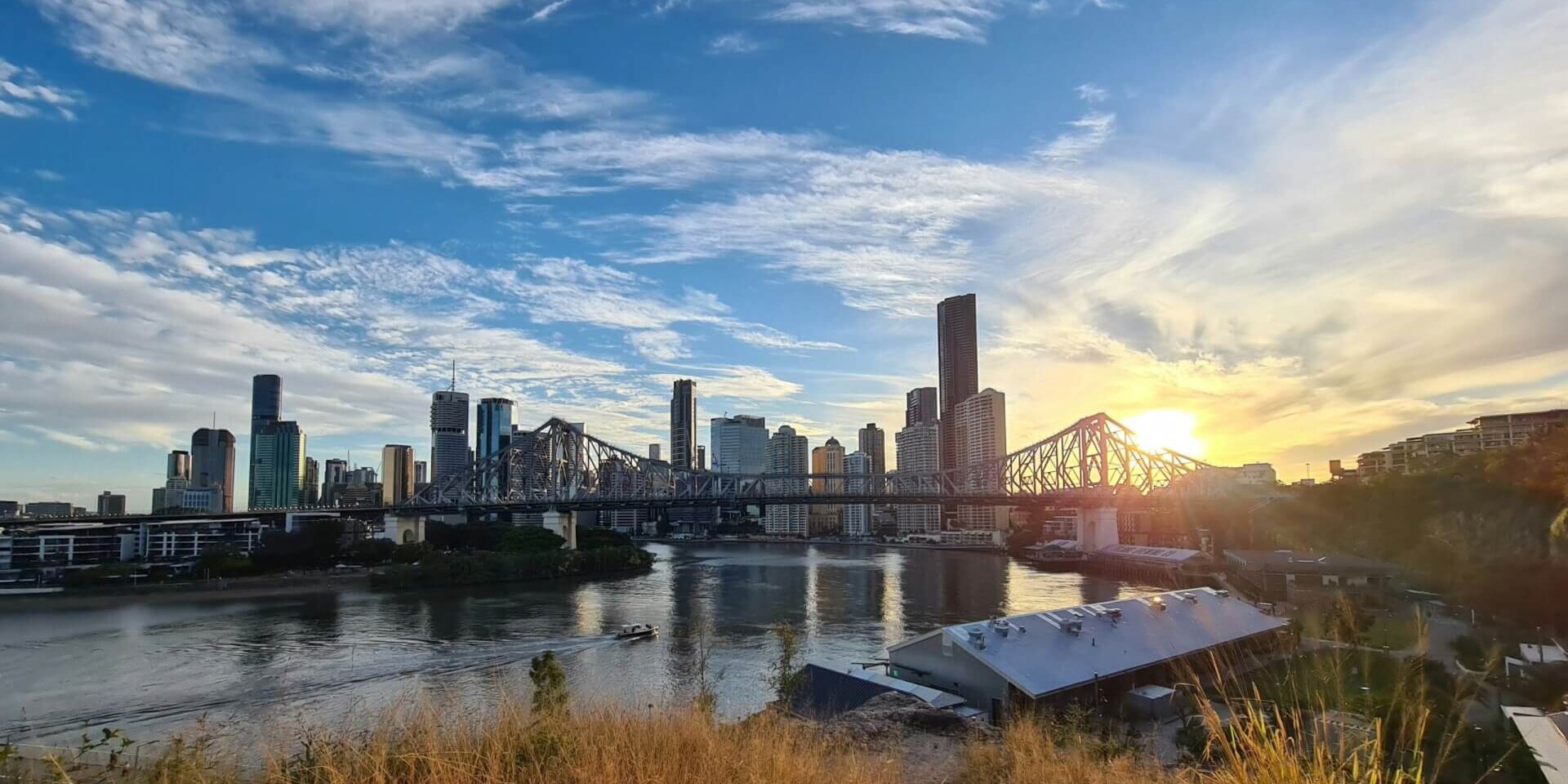 A photo showing Brisbane city's skyline