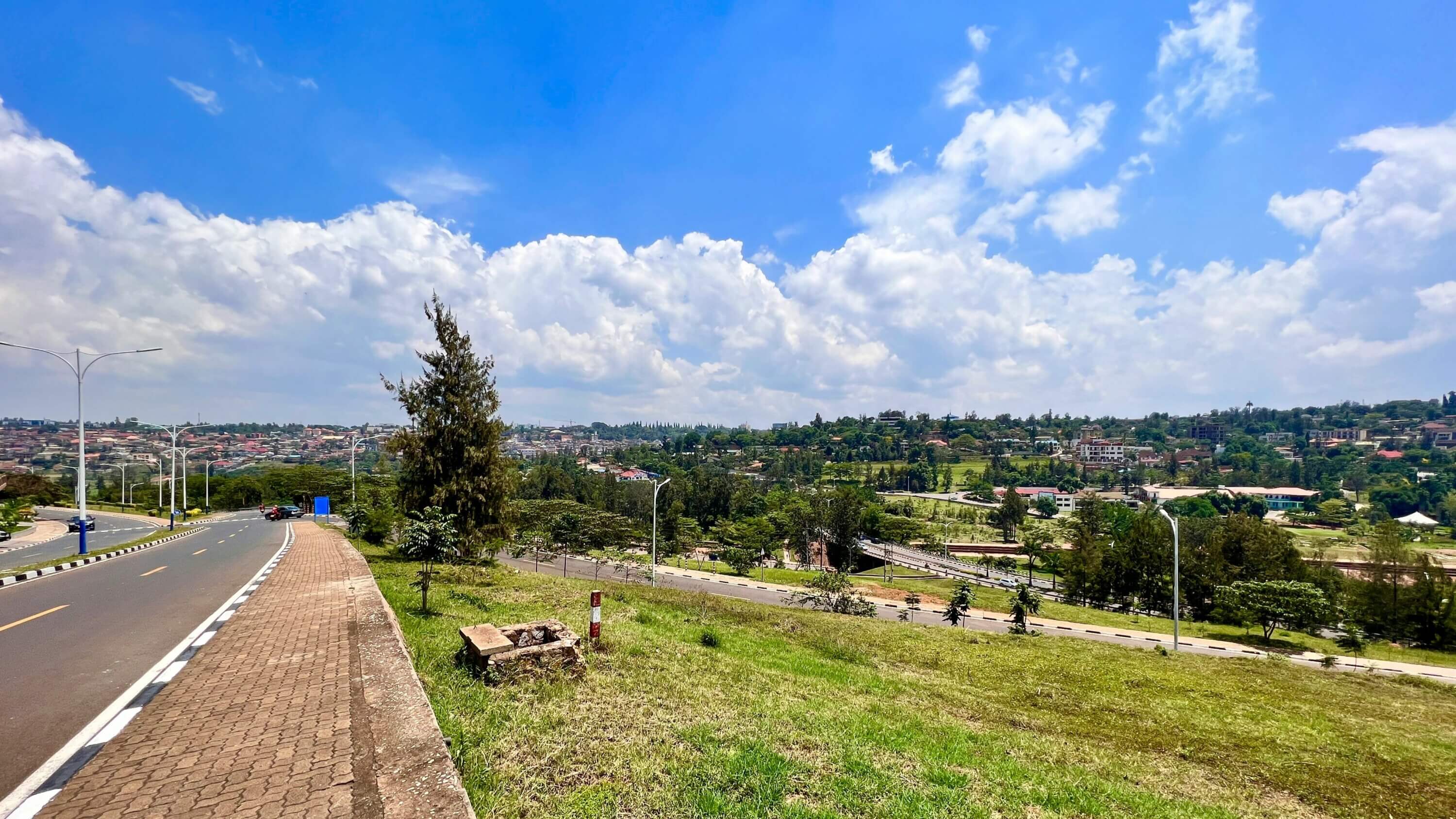 A view of Kigali the capital of Rwanda