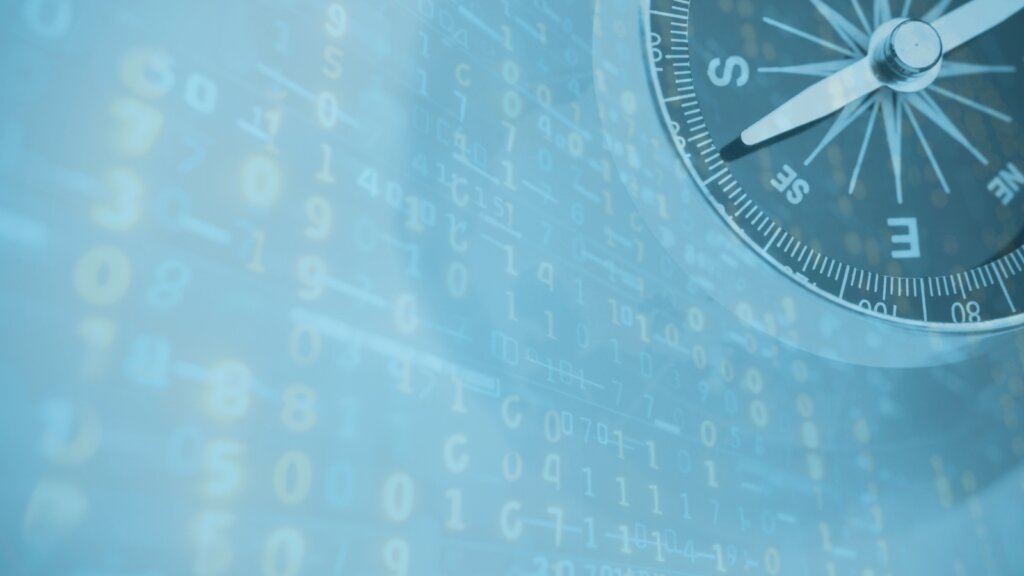 kompas nga adunay overlay sa code