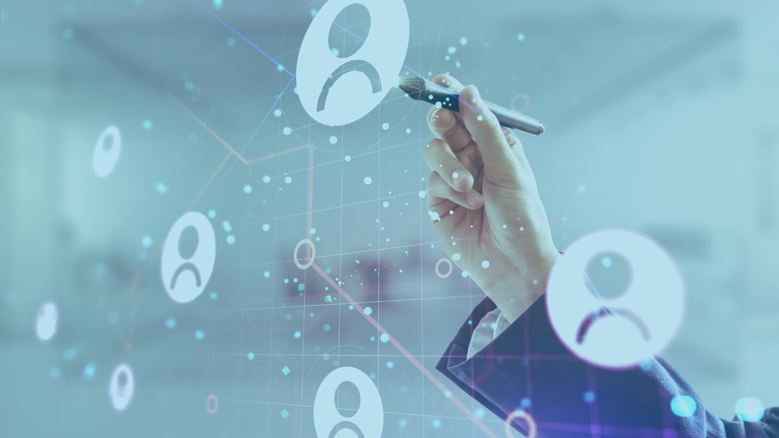 líníocht láimhe ar bhord trédhearcach