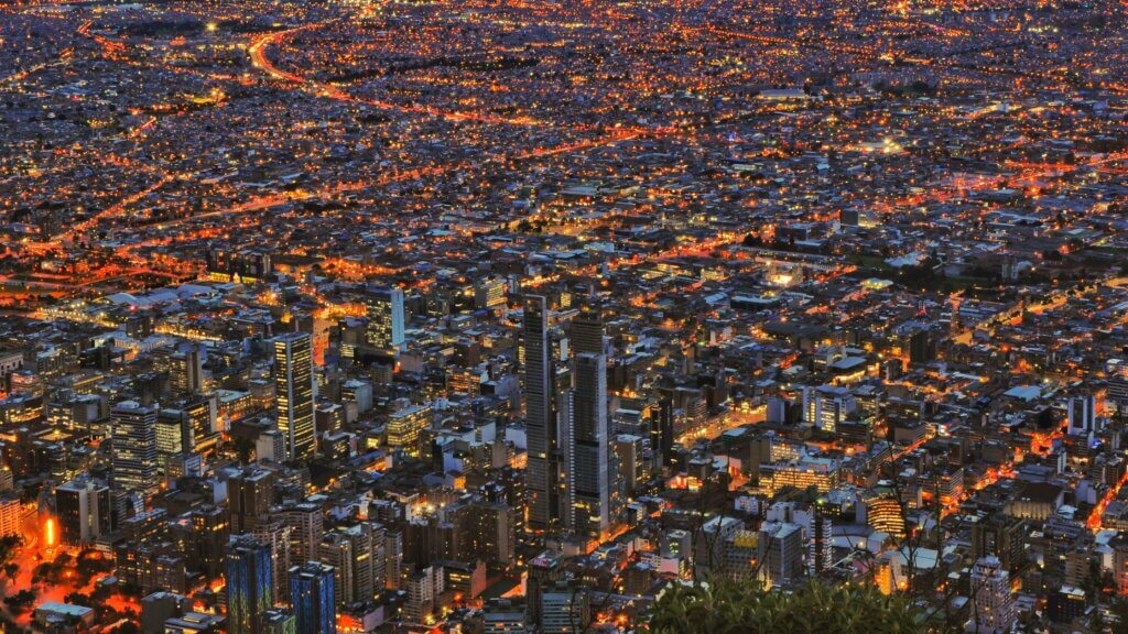 Aervido de Bogoto, Kolombio dumnokte