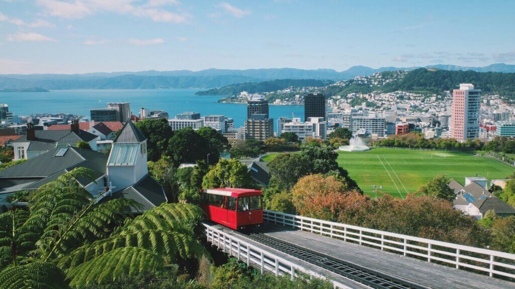 Telecabină în Wellington, Noua Zeelandă