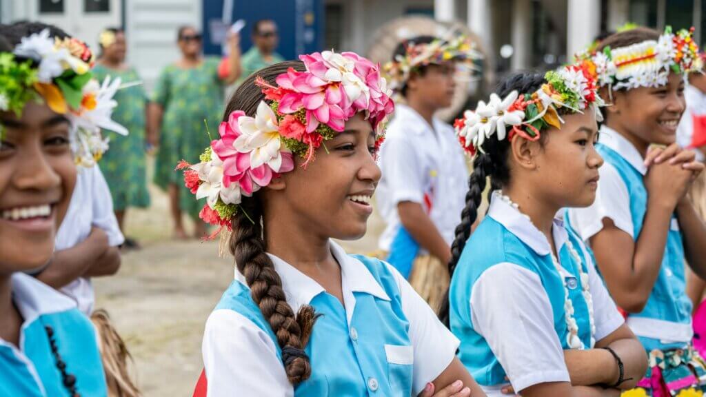 Noored Funafutis Tuvalu osariigis
